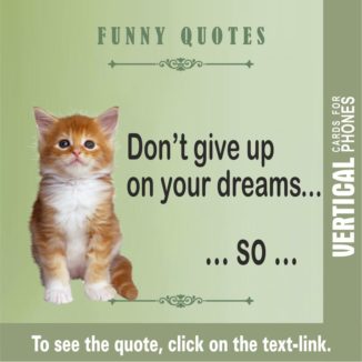 Don't Give Up On Your Dreams 1