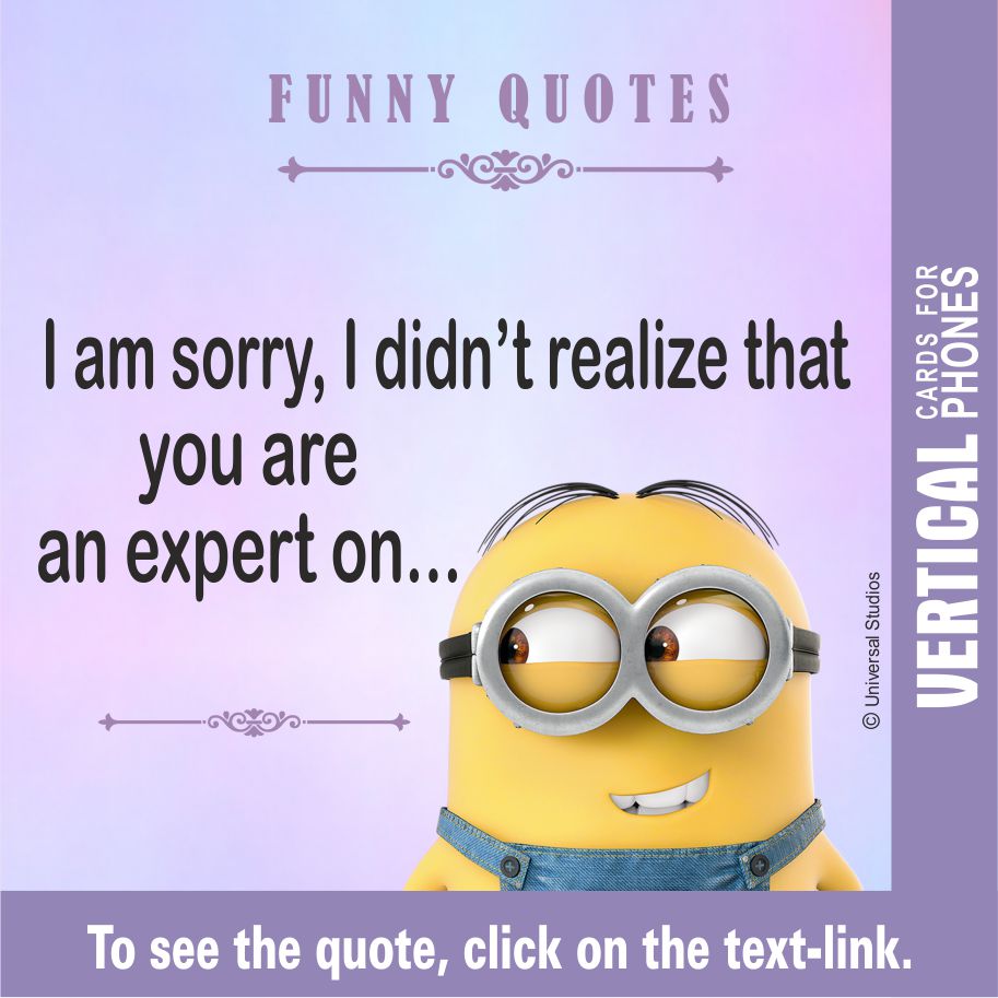 Funny Quotes - Are You An Expert - Vertical Happy Birthday Pics