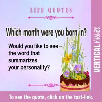 1 Which Month Were You Born In